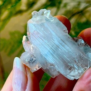 Apophyllite on Chalcedony